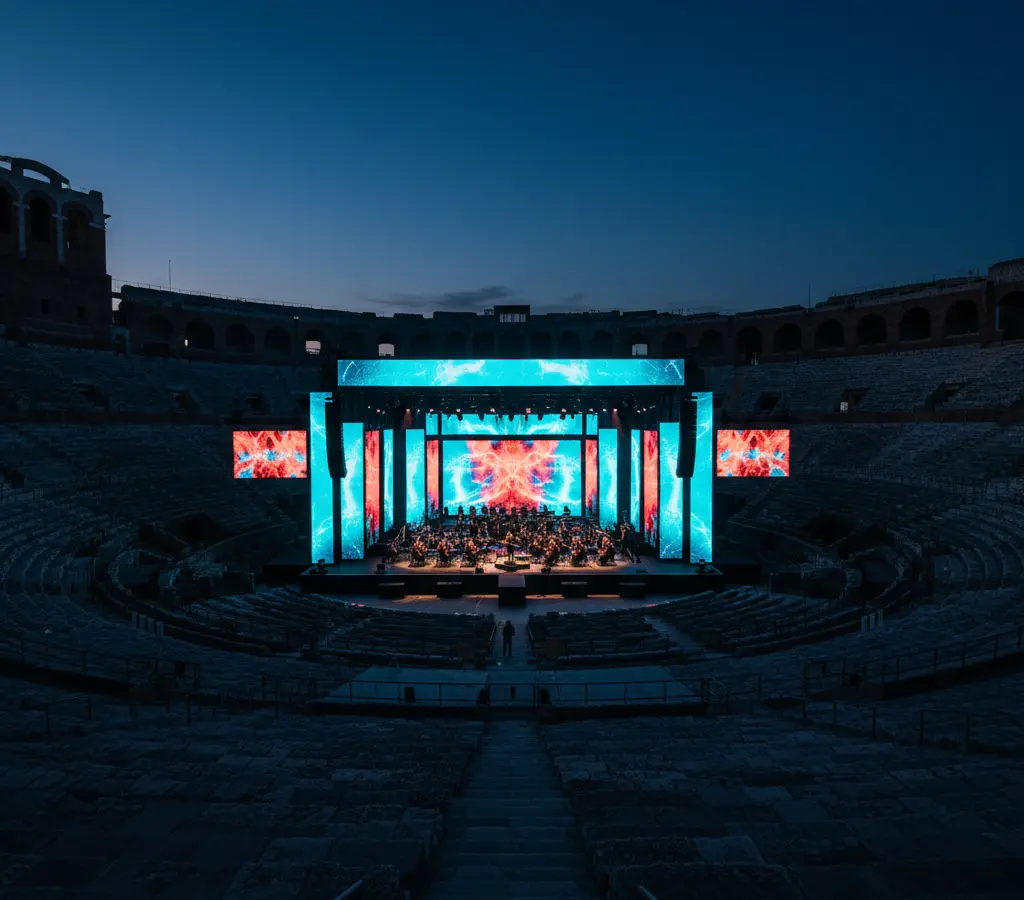 Vivaldi, Paganini e um banho de LED na Arena di Verona