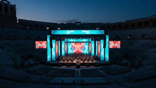 Vivaldi, Paganini e um banho de LED na Arena di Verona