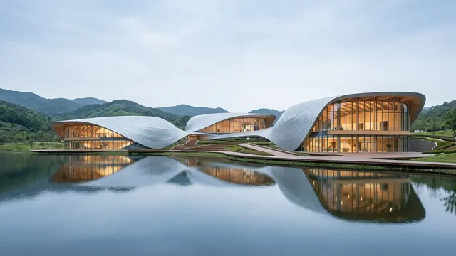 ZHA entrega centro cultural em Guangdong com design inspirado na ópera cantonesa