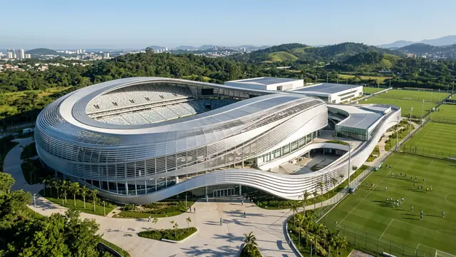 UNStudio inaugura sede da Federação Coreana de Futebol em Cheonan