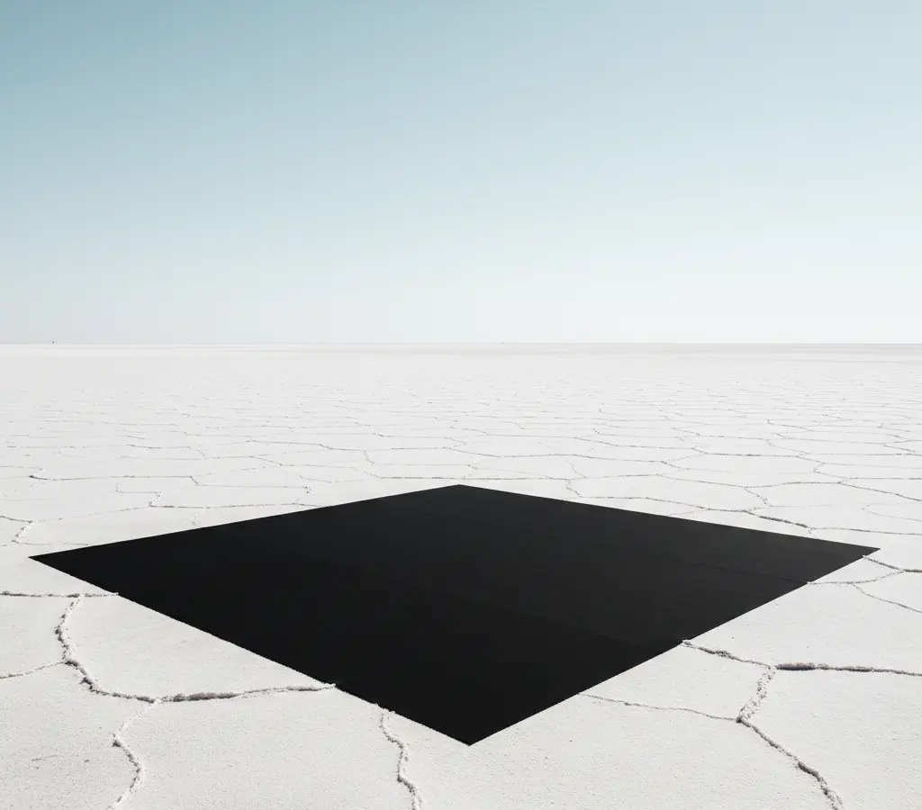 Gregory Orekhov desenha um vácuo no deserto de Utah