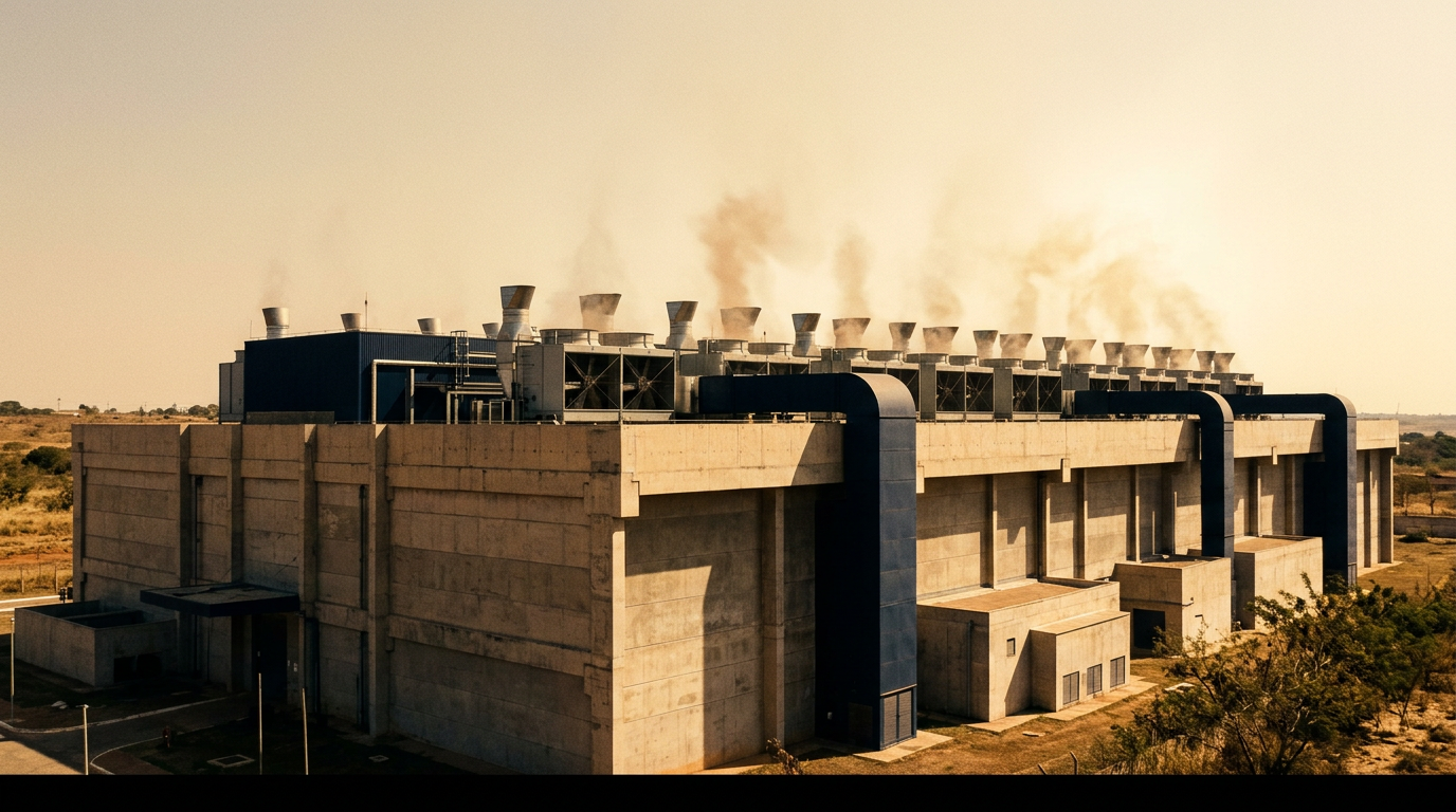 Centros de dados de IA elevam temperatura local em até 2,2 ºC — aponta estudo