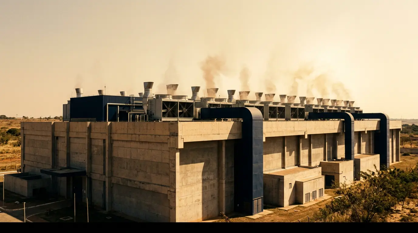 Centros de dados de IA elevam temperatura local em até 2,2 ºC — aponta estudo