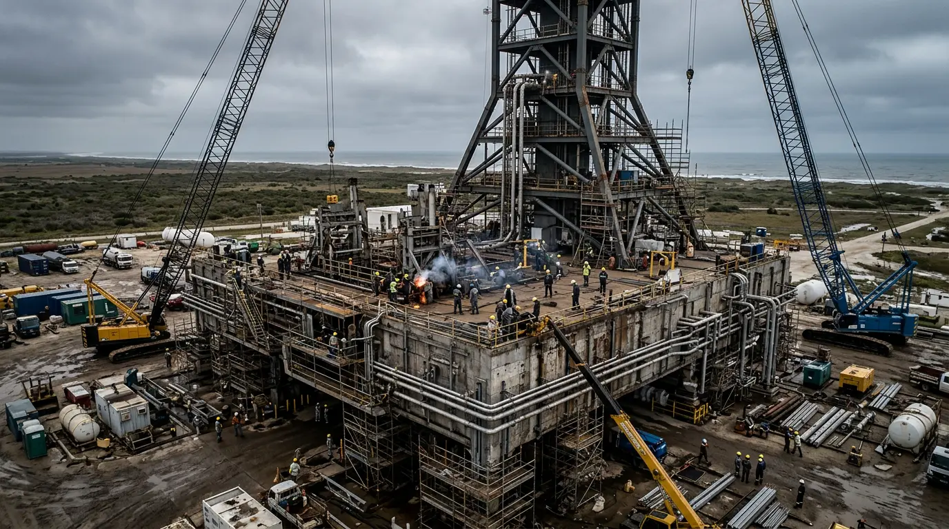 A corrida da Blue Origin para recuperar a plataforma do New Glenn até o fim do ano