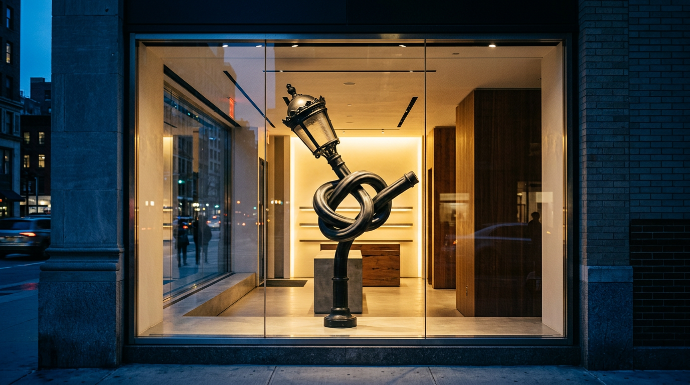 Dior transforma vitrines em galerias surrealistas com esculturas de Alex Chinneck