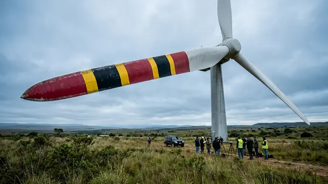 Pintar turbinas eólicas com padrões de serpentes pode salvar milhões de aves