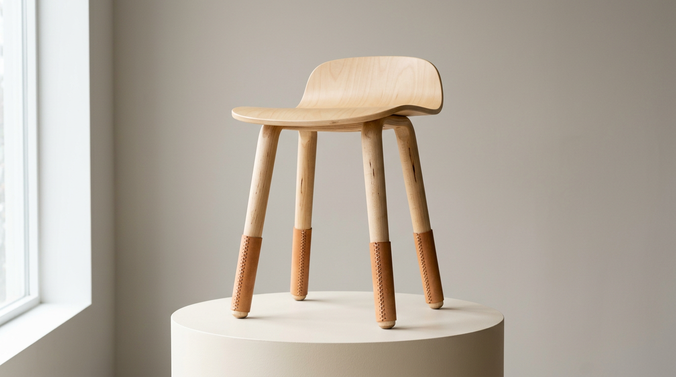 Artek e Hender Scheme unem design finlandês e técnica japonesa em móveis de couro