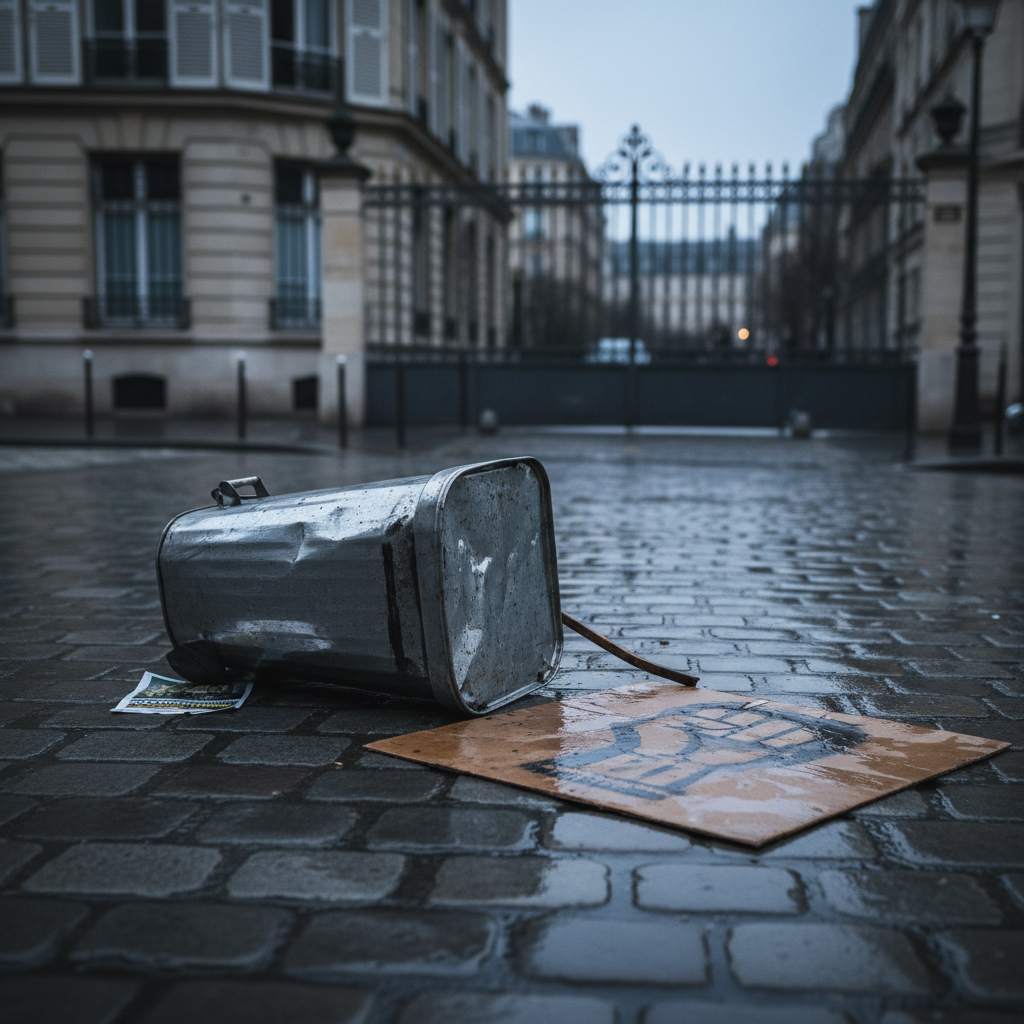 Protestos estudantis na França criam léxico visual de resistência