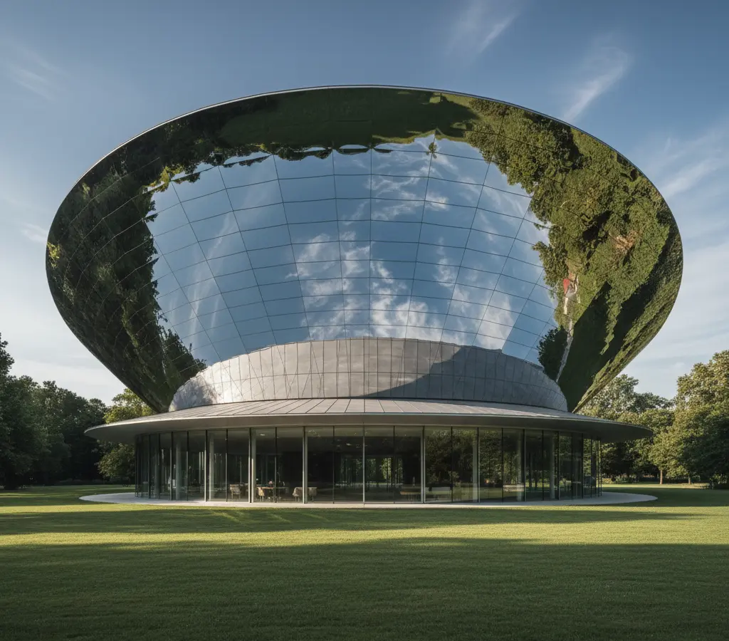 Na Áustria, um pavilhão que reflete a ciência para todos