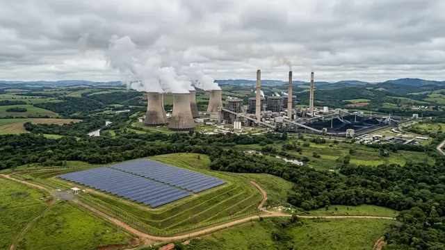 Carvão ainda responde por um terço da eletricidade global — e fósseis dominam 57% da matriz