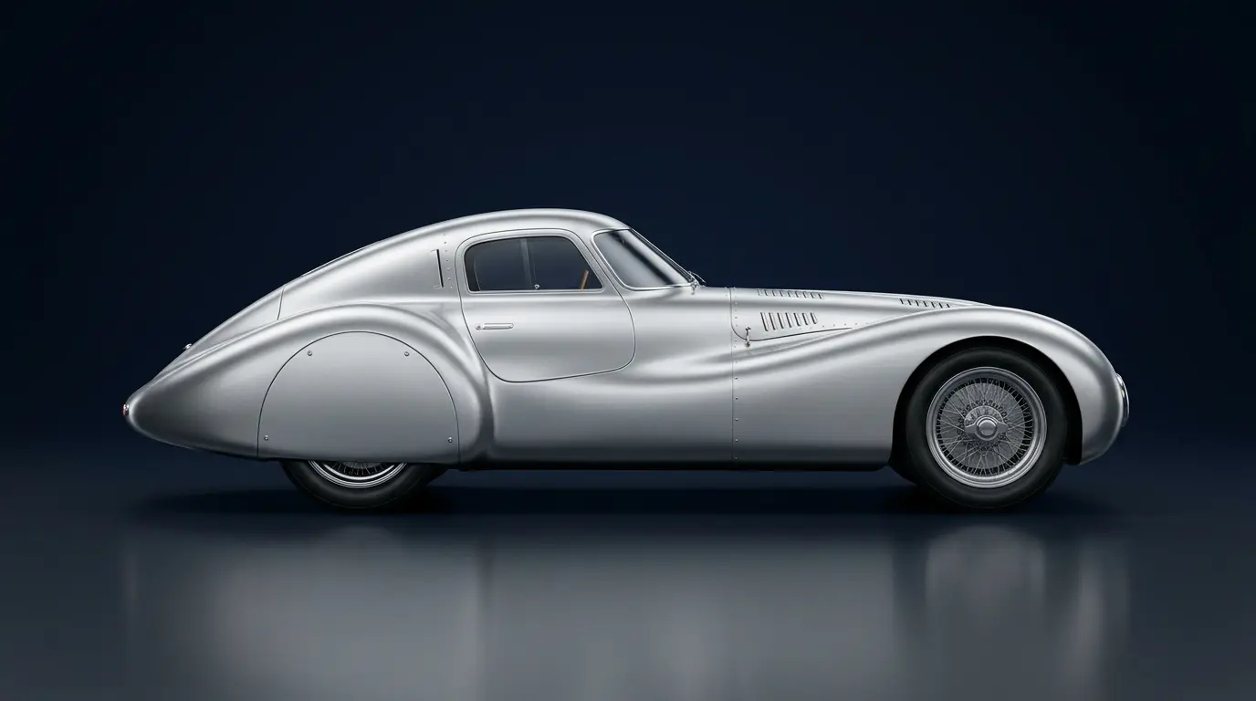 Audi revive o Auto Union Lucca — a escultura de metal que desafiou o vento em 1935