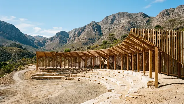 Stadium of Life redefine infraestrutura esportiva com madeira no Lesoto