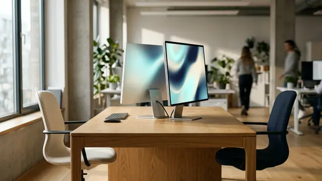 Philips lança monitor de tela dupla para ambientes colaborativos
