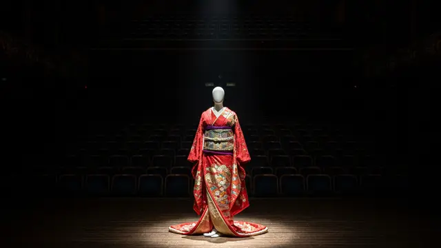 Um palco em silêncio para recontar a história do Kabuki