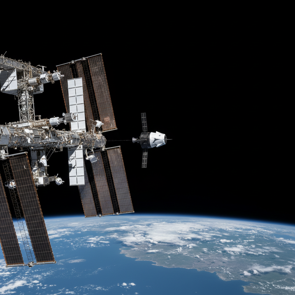 Crew-12 deixa a ISS após 8 meses e 4 caminhadas espaciais