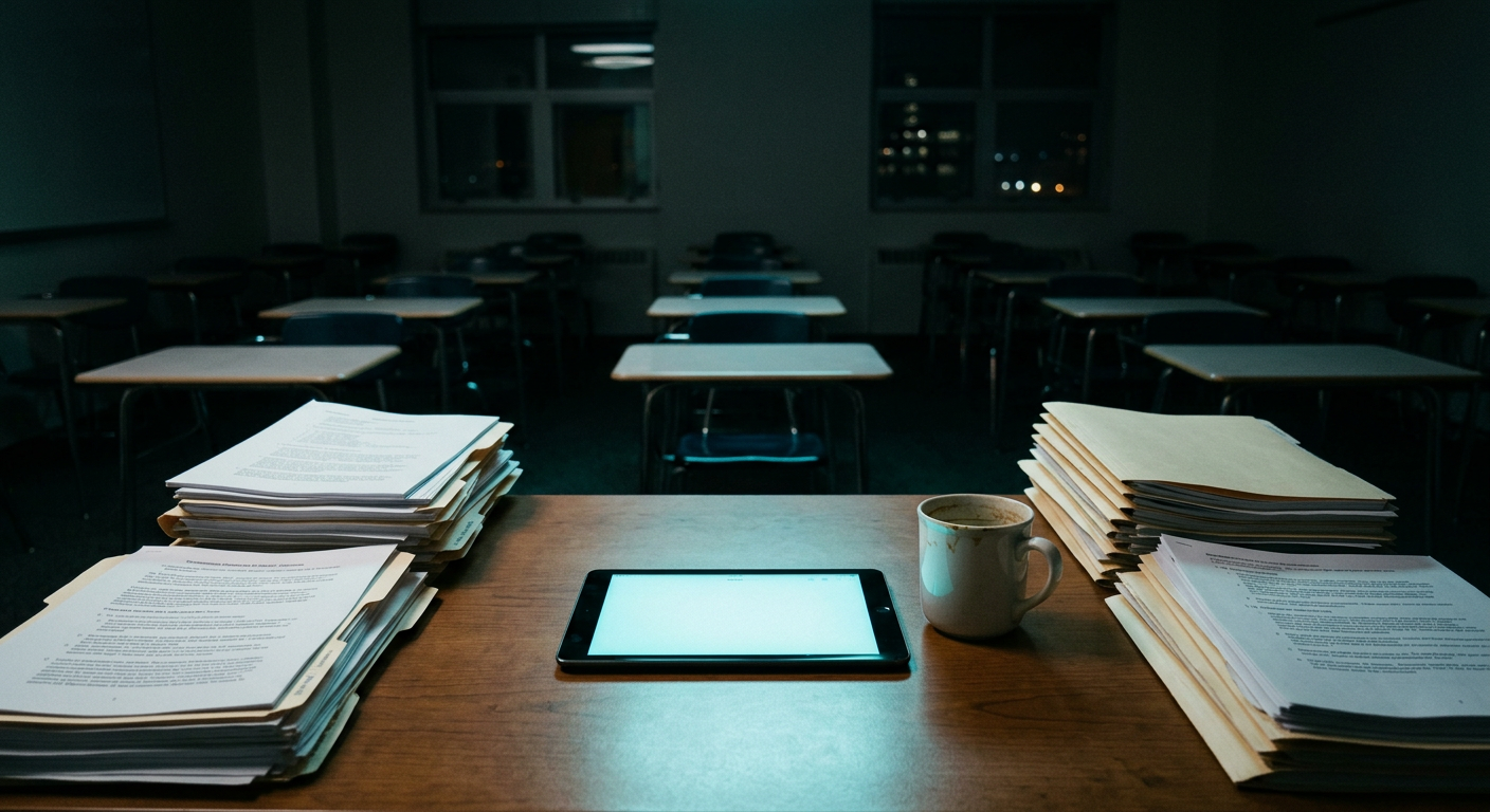 A IA na sala de aula: como a tecnologia busca mitigar a exaustão docente