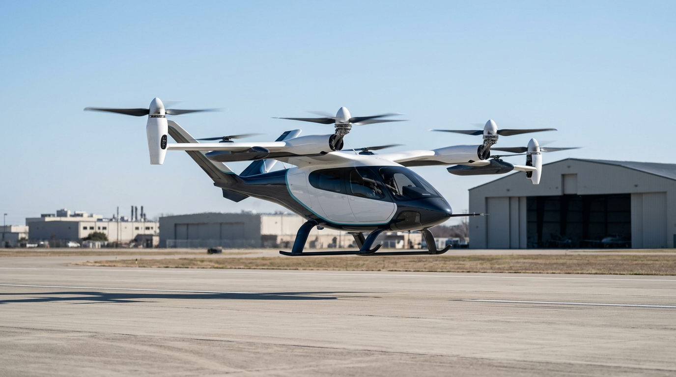 Eve avança em testes de eVTOL — protótipo supera metas de desempenho em voo