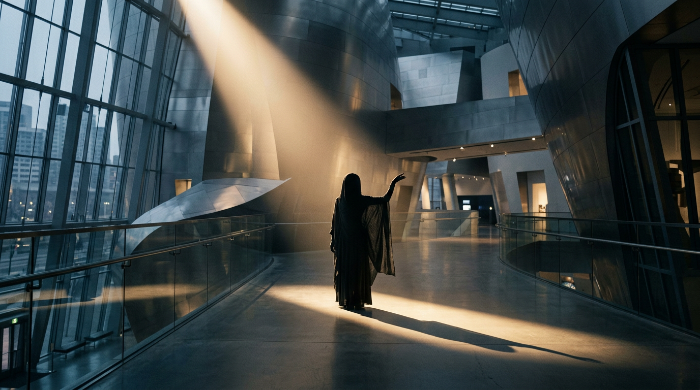 Tilda Swinton leva performance ao Guggenheim Bilbao em parceria com Dom Pérignon