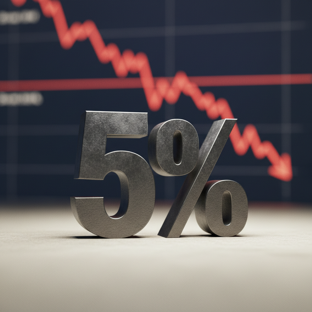A conta chegou: Treasury a 5% força um ajuste de contas em Wall Street