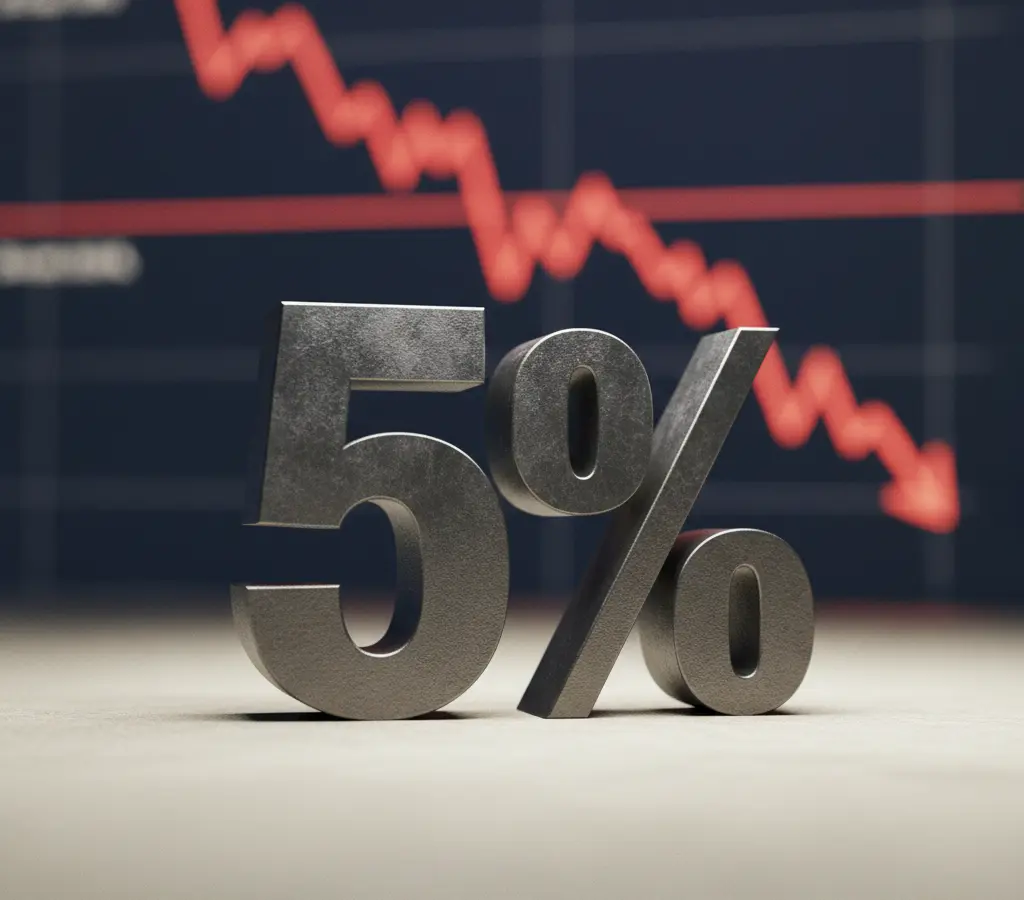 A conta chegou: Treasury a 5% força um ajuste de contas em Wall Street