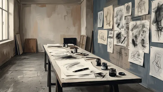 William Kentridge e a construção do eu — o estúdio como laboratório de memória