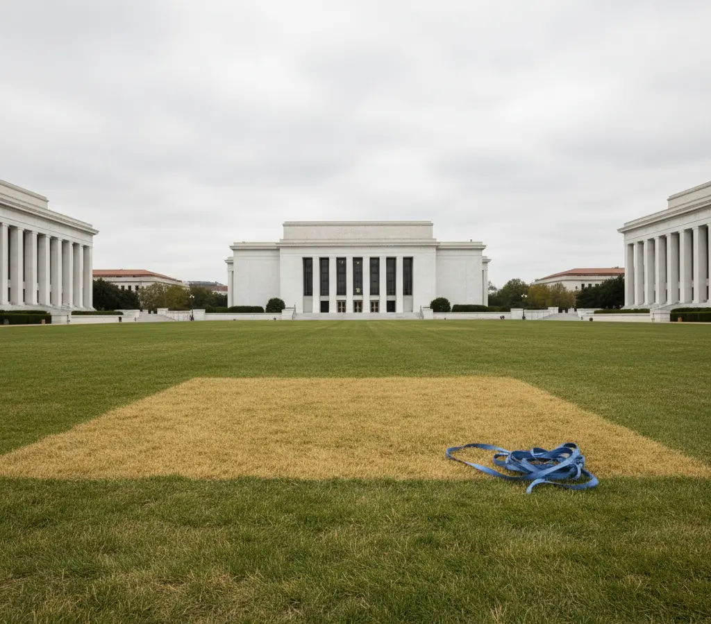 O azul que sumiu de Washington