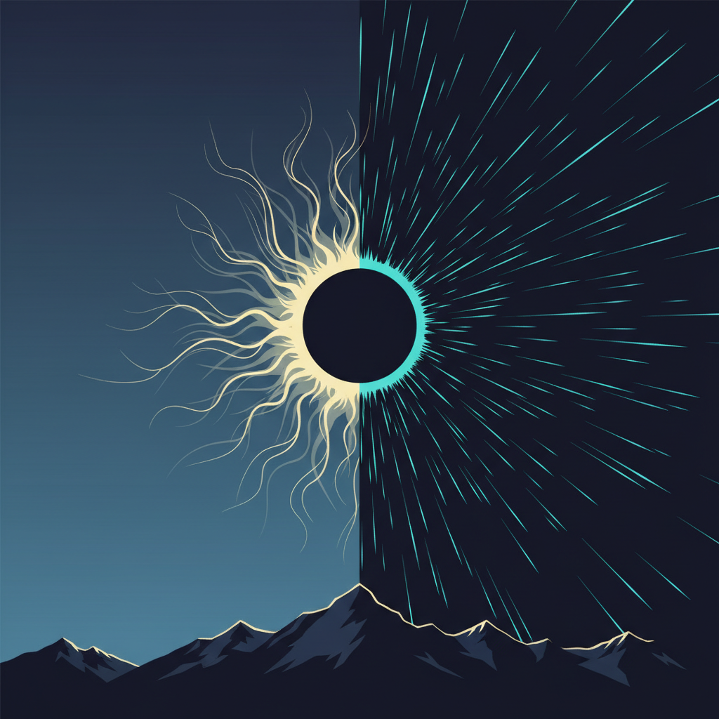 Eclipse de dia, meteoros à noite: o céu em dose dupla