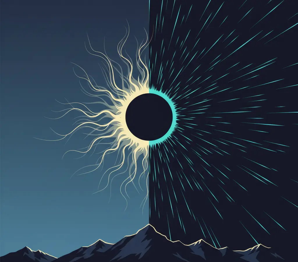 Eclipse de dia, meteoros à noite: o céu em dose dupla