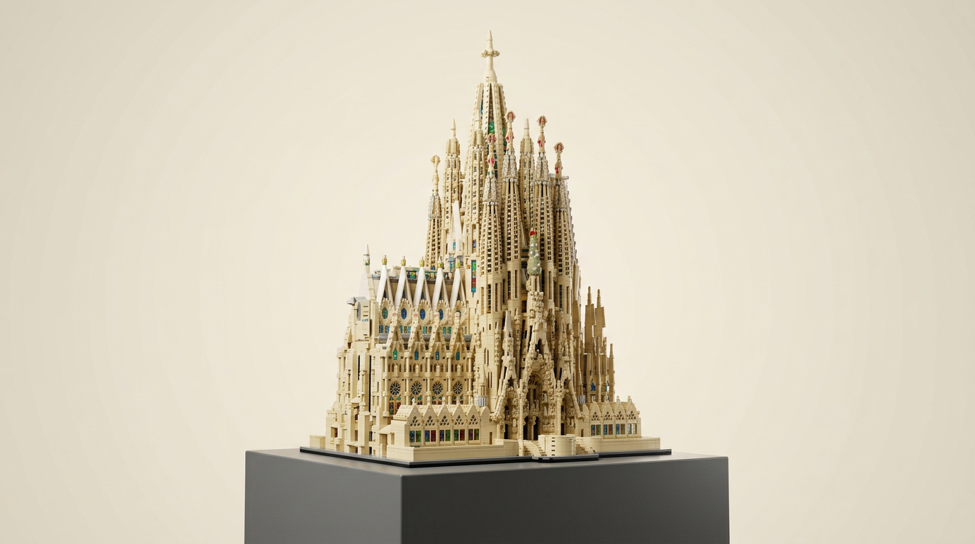 Lego lança Sagrada Família com 12 mil peças para marcar centenário de Gaudí