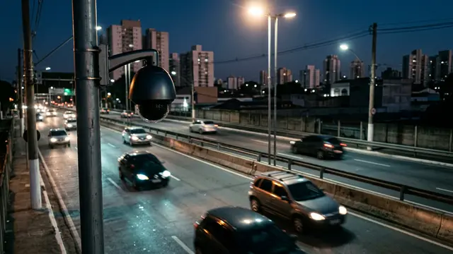 Flock expande vigilância para identificar veículos sem placas