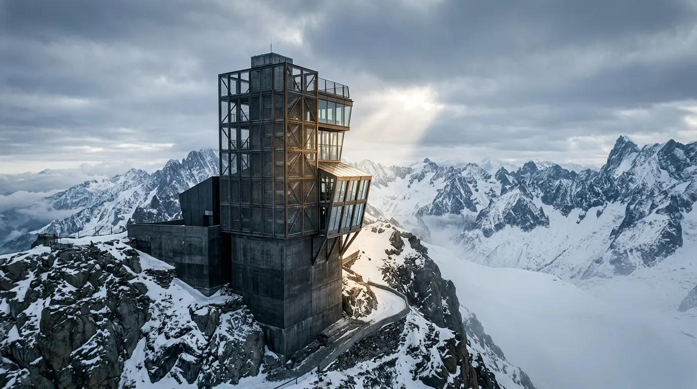 Herzog & de Meuron reconfigura o Titlis — entre a escultura alpina e o debate público