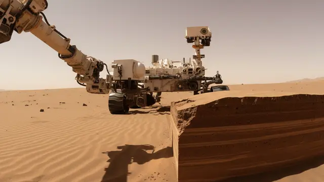 Curiosity não para: a coreografia para analisar a areia de Marte