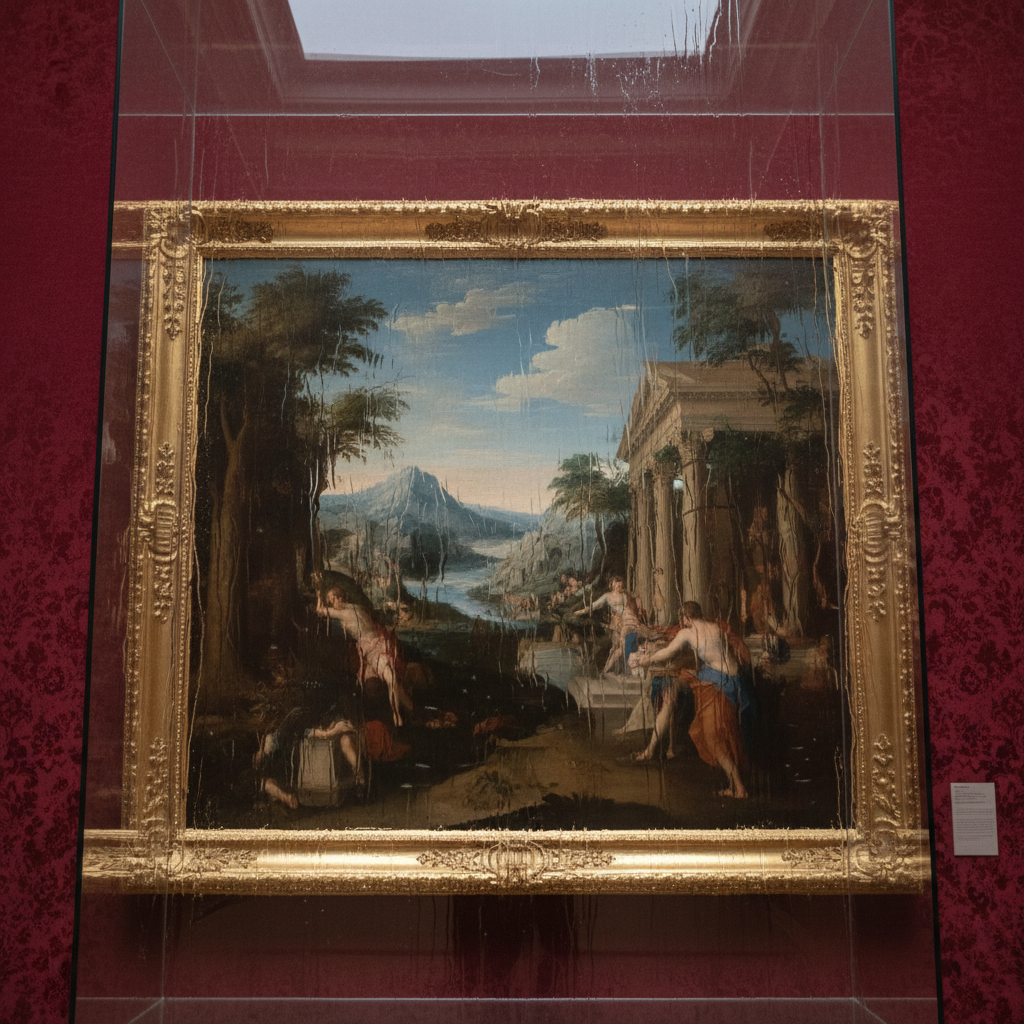 O Baco de Caravaggio, uma goteira e o futuro do passado