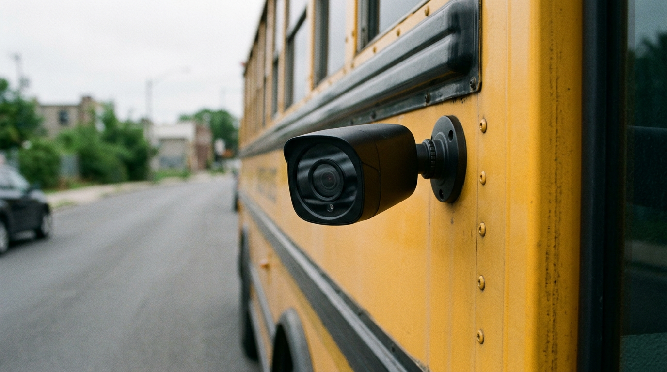 BusPatrol planeja transformar ônibus escolares em rede de vigilância policial