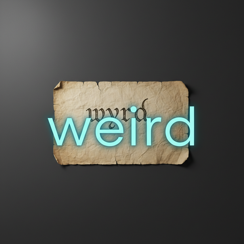 O estranho destino da palavra 'weird'