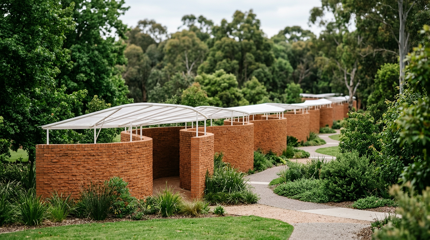 Lanza Atelier inaugura pavilhão de tijolos no Serpentine Gallery — design une história e técnica