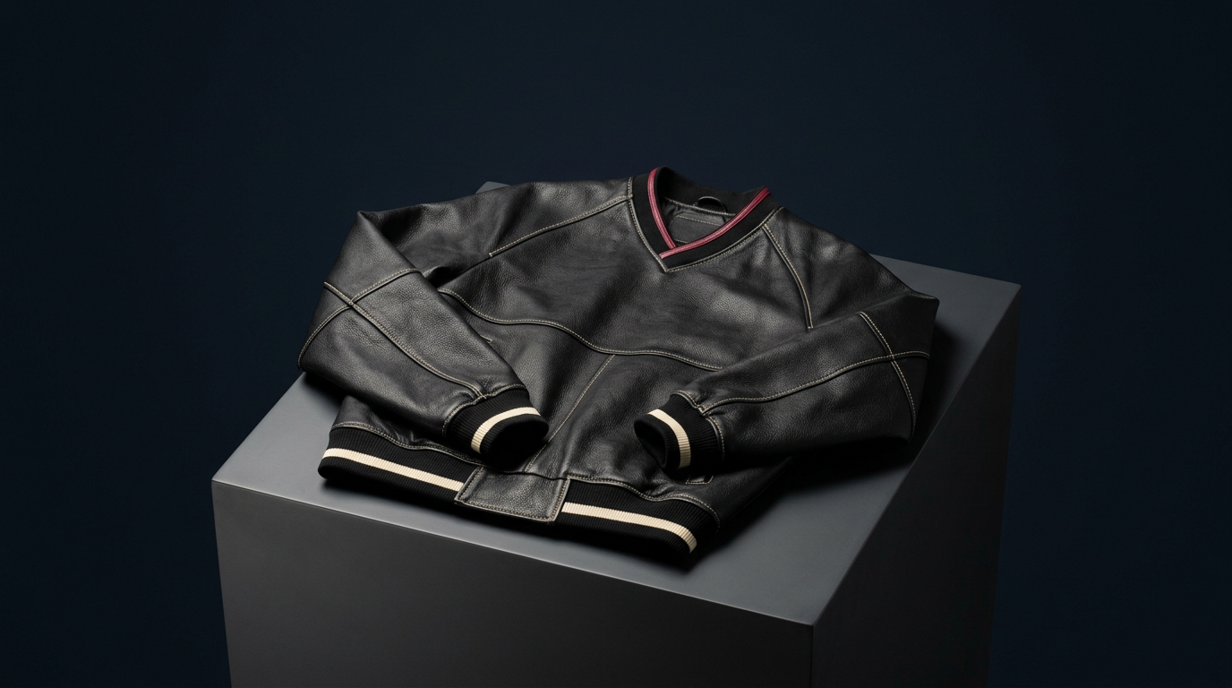 Under Armour e 424 apostam na fusão entre futebol e alta moda — jaquetas de couro ganham destaque
