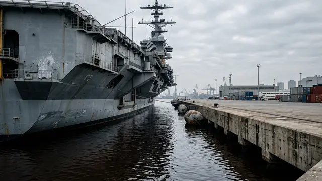 USS Gerald R. Ford encerra missão de 11 meses e redefine a projeção de poder naval dos EUA