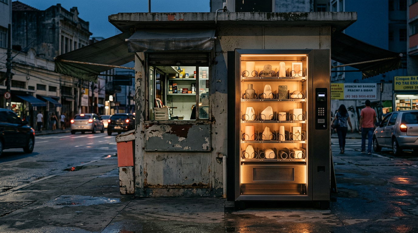 Vending machine de luxo desafia o varejo tradicional em Copenhague