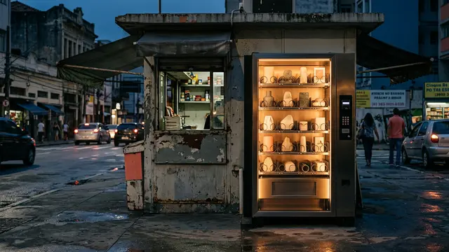 Vending machine de luxo desafia o varejo tradicional em Copenhague