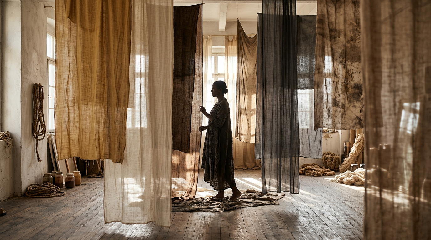 Zohra Opoku e a tapeçaria da memória — a ascensão da artista que reescreve a herança africana