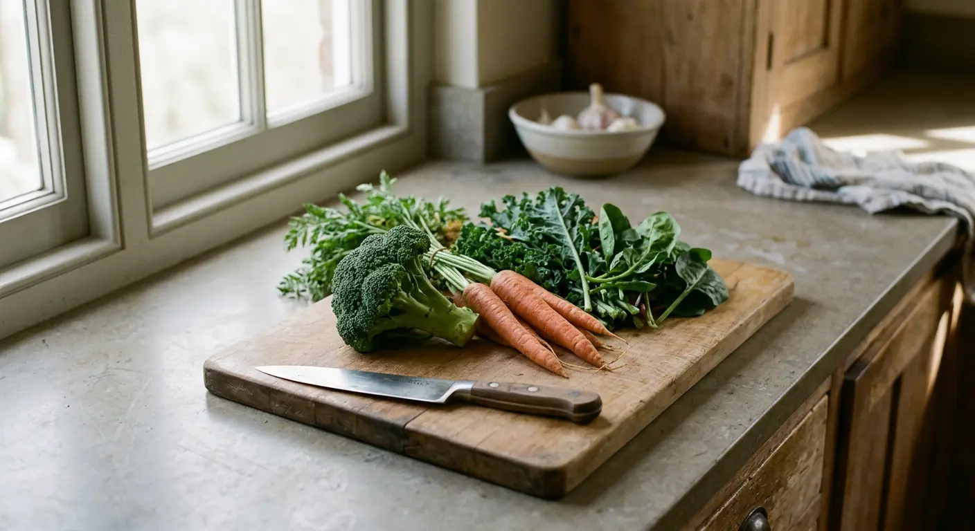A redescoberta do prato — como um mês de vegetais alterou uma rotina