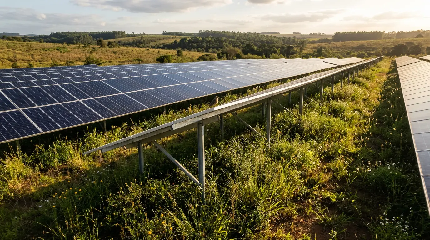 Parques solares superam campos agrícolas em biodiversidade — diz novo estudo