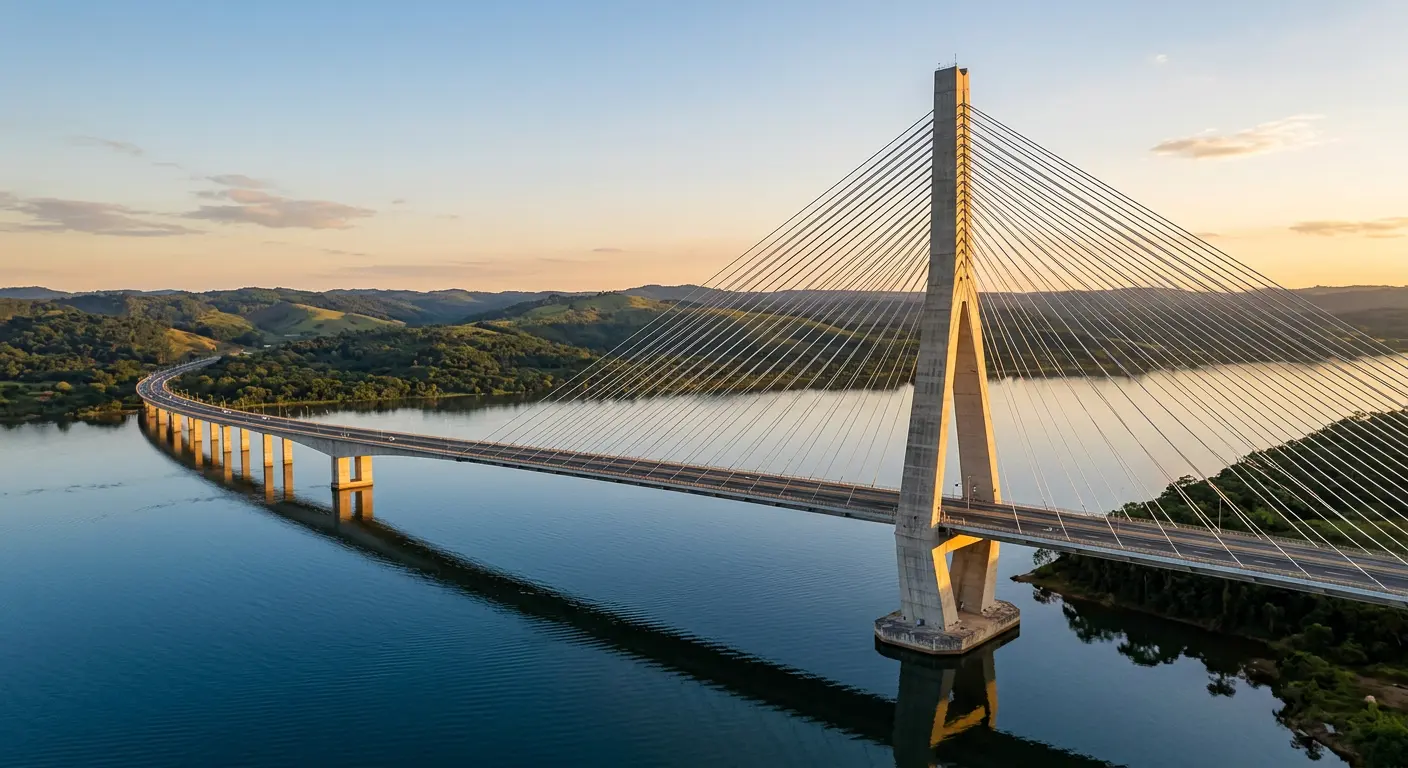 Ponte Danjiang redefine engenharia de precisão com recorde em Taiwan