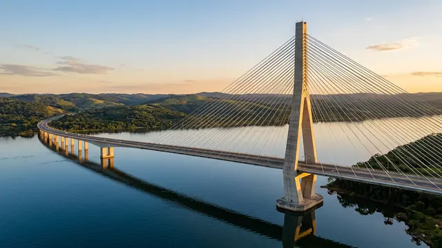 Ponte Danjiang redefine engenharia de precisão com recorde em Taiwan