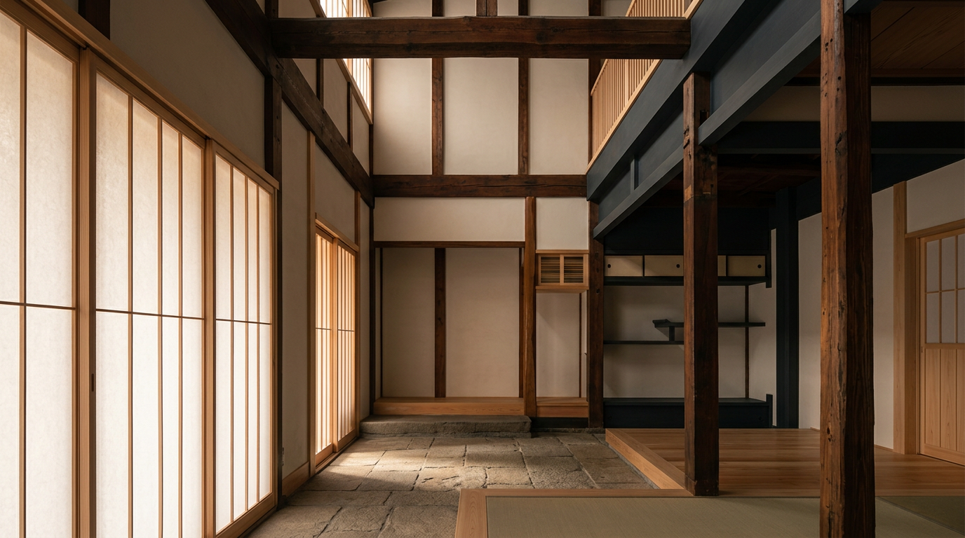 Keiji Ashizawa redesenha a alma de uma machiya secular em Quioto