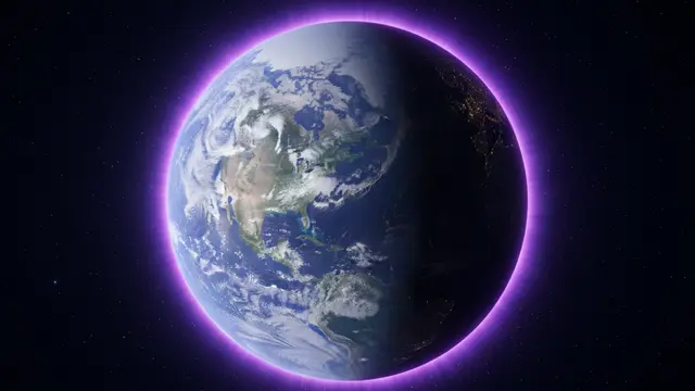 Satélite SMILE revela oval de auroras completo em ultravioleta