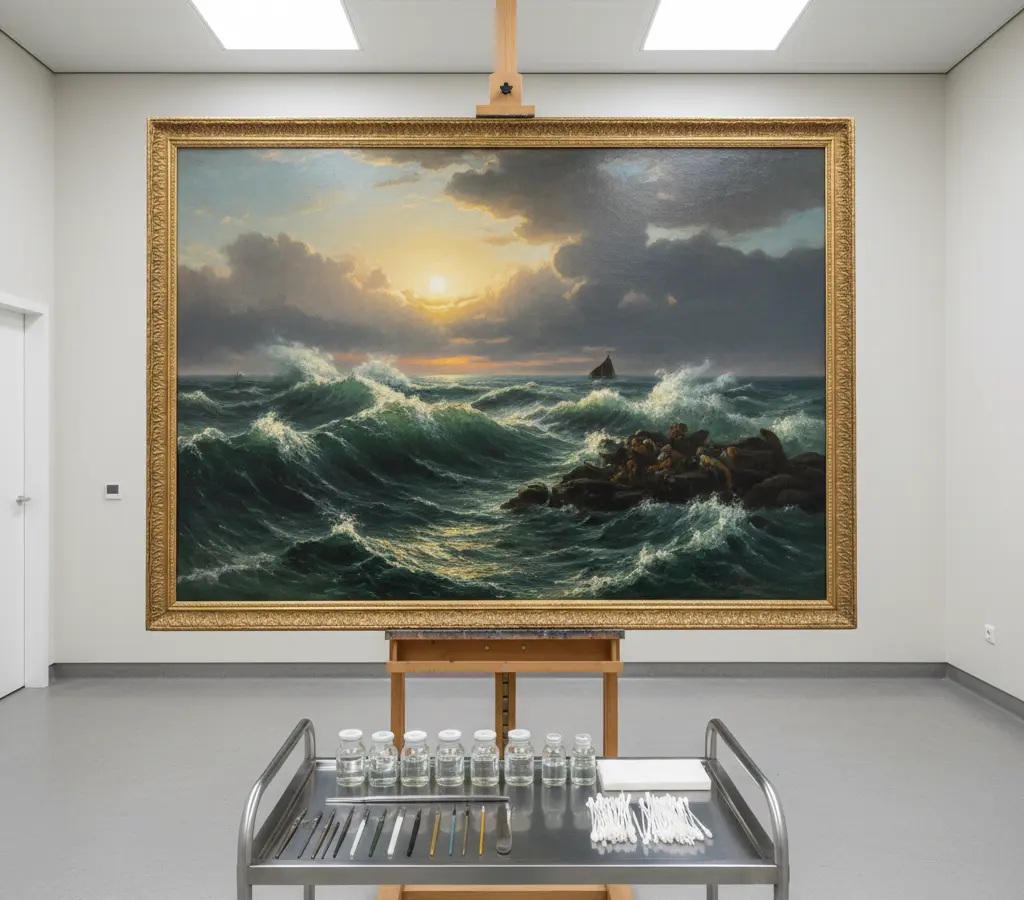 Museu Russo restaura "A Nona Onda" para retrospectiva de Aivazovsky