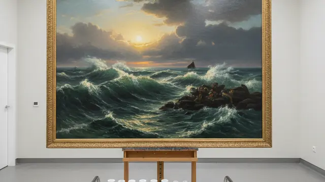 Museu Russo restaura "A Nona Onda" para retrospectiva de Aivazovsky