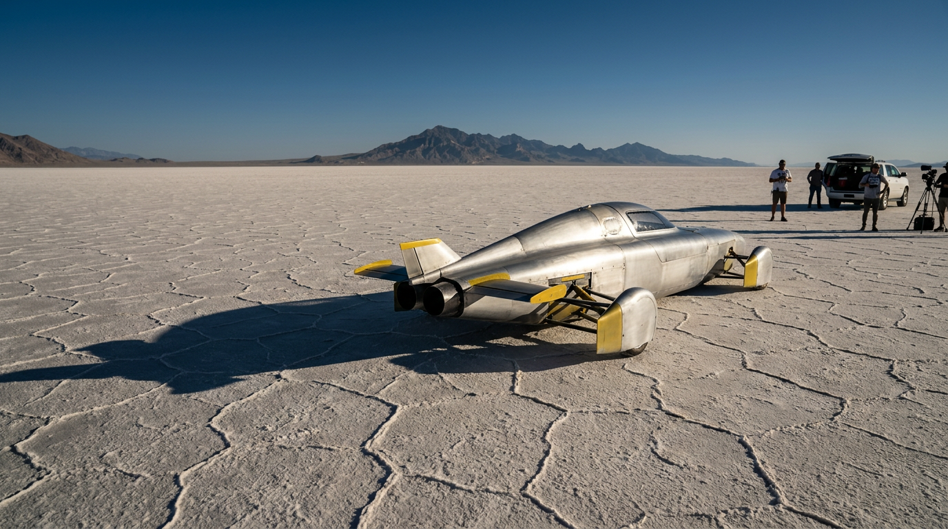 JCB aposta no hidrogênio para quebrar recorde de 560 km/h